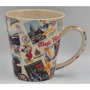 Disney Parks 40th Anniversary Coffee Mug Tea Cup Walt Disney World Magic Kingdom